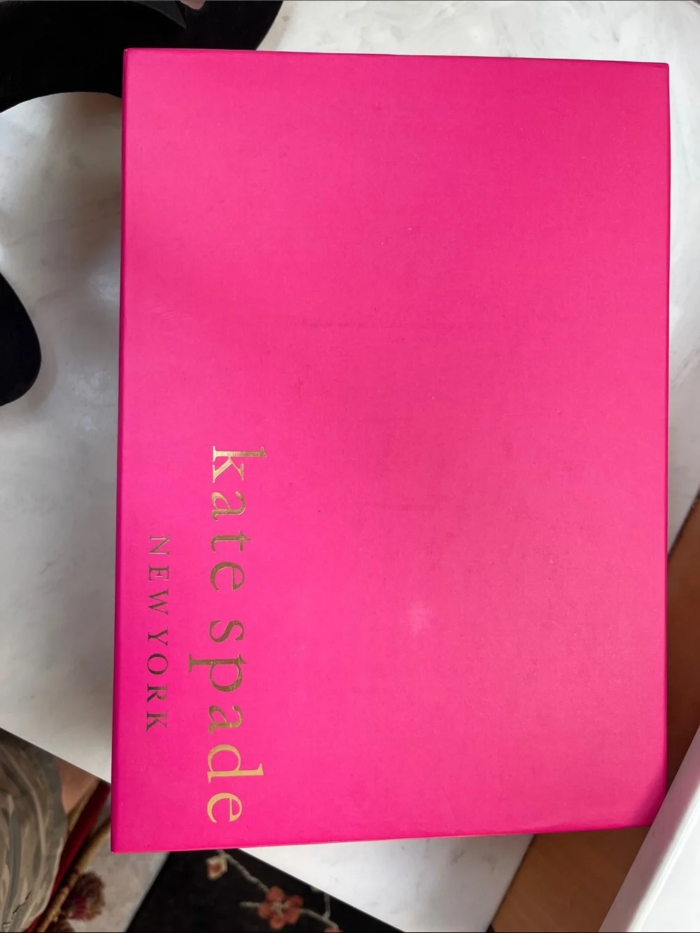 kate spade Black Suede Bow Mary Jane Heels